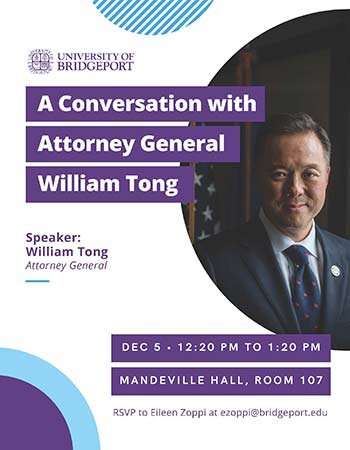 Attorney General William Tong Flyer