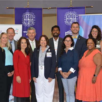 group of UB and Hartford Healthcare administrators