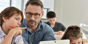 A UB student in the School of Education