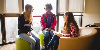 A student at UB, one of the best human services degree programs in connecticut